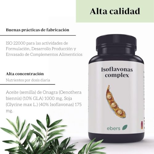 Isoflavonas Ebers de alta absorción para aliviar los sofocos cotidianos 4