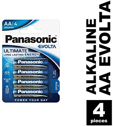 Panasonic LR6A AA Alkaline Power Battery (Pack of 4)