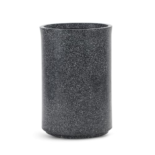 Image of GTB Cylinder German Polymer Pots for Plants Highly Durable Polymers Lightweight Indoor Outdoor Plant Pots, Flower Pot Gamla Tree Planter Container Planters(Plant not Included) (Grey Marble, 18 inch)