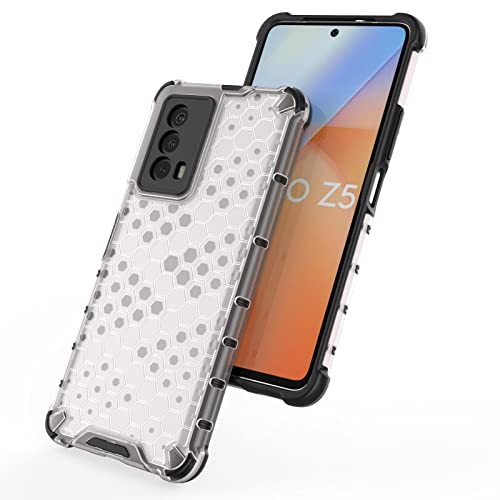 Image of Glasgow Back Case Cover Compatible with IQOO Z5 5G (Stylish Design) - Transparent