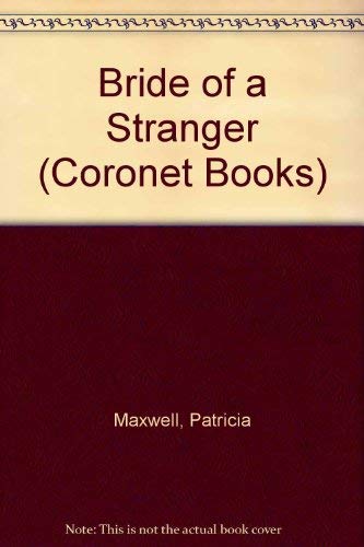 Bride of a Stranger 0340198478 Book Cover