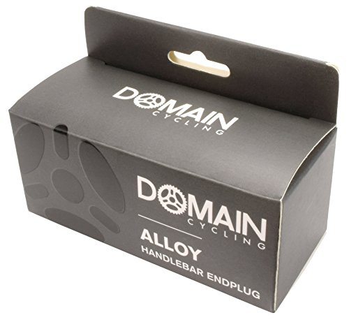 Domain Cycling - Handlebar End Plugs - Expanding, Aluminum And Adjustable Handlebar Bike Bar Ends For Road, Mountain, Bmx, Mtb Bicycle - 2 Set Plug Or Cap For Bike Bars (Black) #TOP5