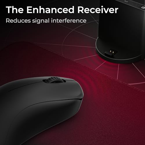 ZOWIE U2-DW 4K Mouse eSports wireless | scienza sportiva | ricevitore a 4K migliorato | 60g | simmetrico | senza driver | sensore 3950 sensor | polling rate 4K - Mouse gaming - Immagine 6