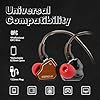 Linsoul 7Hz x Crinacle Zero:2, In Ear Monitor, IEM con Controlador Dinámico Actualizado de 10mm, Auriculares con Cable, Audífonos para Videojuegos, con Cable OFC para Músicos(Sin Mic, Naranja) #5