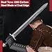 Armory Replicas™ Secrecy in Ruling Medieval Sword – 1095 High Carbon Steel Blade with Leather Wrapped Handle & Scabbard