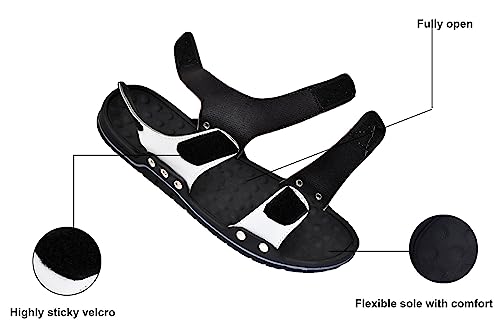 Image of Eroze Men's Synthetic velcro fully open casual Sandals