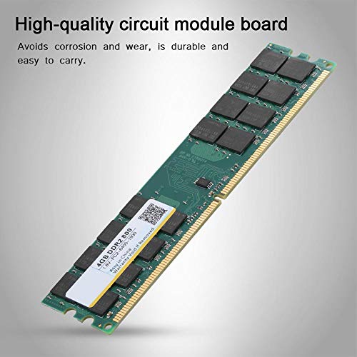 Oumij Memoria RAM 800MHZ 4G 240pin Memoria Bank Schede di Memoria Progettata per DDR2 PC2-6400 Computer Desktop per AMD 1,8 V, Suddivisa in DDR, DDR2, DDR3 Modelli