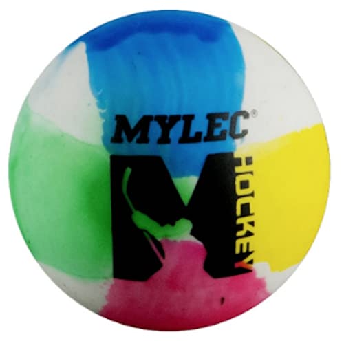 image for Mylec Street Hockey Balls, No-Bounce Street Hockey Balls, Plastic, Dur