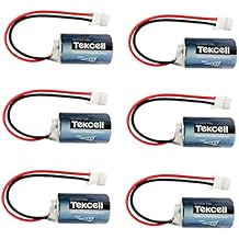 6PCS 3.6V 1200mah Tekcell SB-AA02 1/2AA Lithium Battery for LS14250 PLC