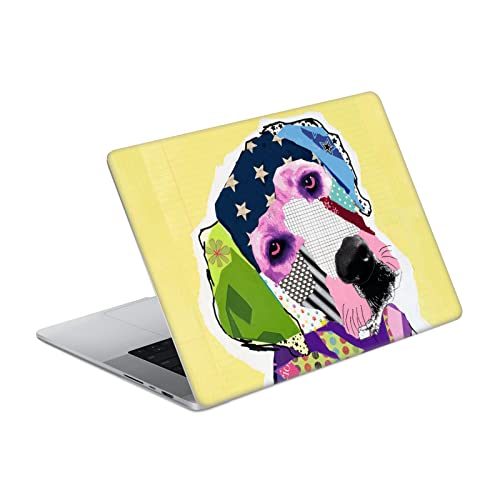 Autocollant Michel Keck Yellow Lab pour MacBook Pro 16 A2485 skin vinyle