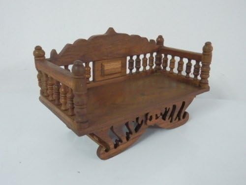 Thai Teakwood Teak Wood Wooden Small Stool Thai Tradition Style