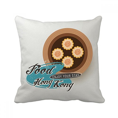 Coussin de canapé Hong Kong Dim Sum 40x40cm imprimé multicolore - 2