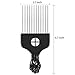 Boao 3 Packs Metal Hair Pick Afro Pick Comb Wig Braid Detangle Styling Lift Comb Tool for Women, Men Curly Hair Styling