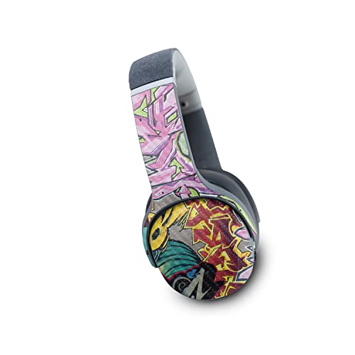 Image of MightySkins Carbon Fiber Skin Compatible with Skullcandy Crusher Evo Wireless - Graffiti Wild Styles | Protective, Durable Textured Carbon Fiber Finish | Easy to Apply