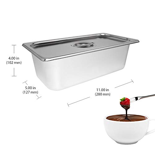 ALDKitchen Chocolate Melting Pot | Digital Control Professional Chocolate Tempering Machine | 3 Tanks for 12 kg of Chocolate | 110V | 1kW
