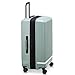 florence by mills Spin Me Away Hardside Expandable Luggage with Spinner Wheels, Sage Green, Checked-Medium 24 Inch
