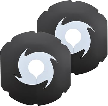 Bicycle Wash Disc Brake Cover, 2 Pack 15" Bike Disc Brake Cover, PVC Oil Stain Prevention Bike Disc Brake Cover for 26", 27.5", 29" Mountain Road Bike, Black