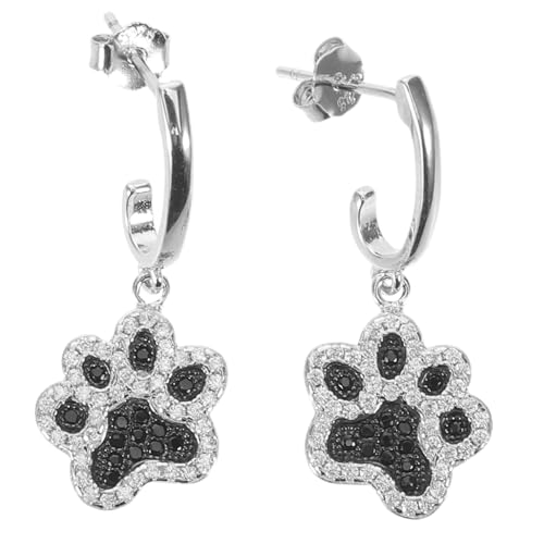 Boucles d'oreilles griffes de chien en argent pour vos fêtes