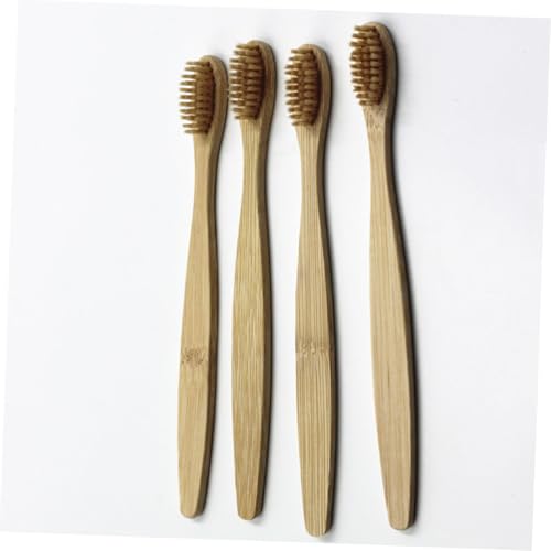 FOMIYES 12 Stück Teiliges Natürliches Zahnbürsten set mit Weichen Borsten für Gründliche Reinigung und Schonende Zahnfleischmassage Ergonomischer Rutschfester Griff Nachhaltige – Bild 8