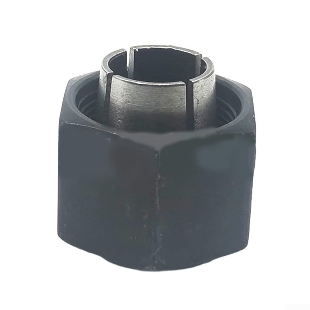 Pinza per fresatrice in metallo, 12 mm e 12,7 mm, per Dw616 Dw618 Dw621 Dw616m Dw618p e per Bosch 1617 1618 1613, accessorio per utensili per la lavorazione del legno, finitura nera, confezione da