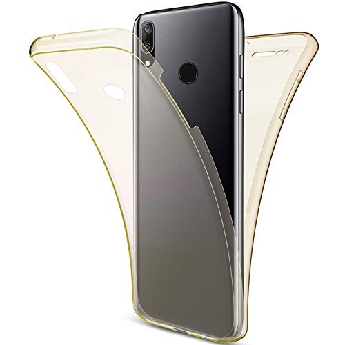 Cover Trasparente Per Huawei Y7 2019 / Y7 Prime 2019, Custodia Morbida In Silicone TPU Antiurto E Antigraffio, Design Con Delfini E Mare, Sottile E Leggera - 3