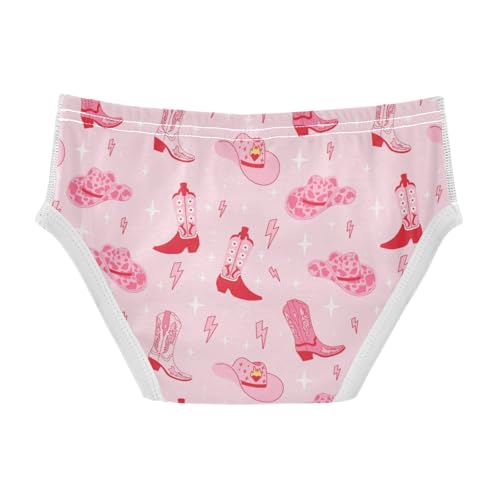 Boys' Exclusive Briefs Toddler Underwear 95% Combed Cotton Boxerbriefs 2T Cowboy Boot and Star Pattern 72