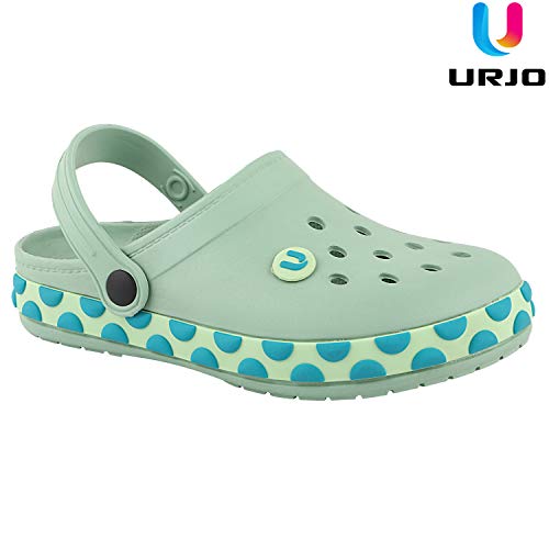 Image of URJO GEMS Kid's Clogs /Sandals with Adjustable Back Strap Ultra Soft & Flexibility Anti Skid Comfortable Waterproof Daily Mules Clogs /Sandals Boy's & Girl's