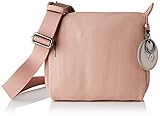 mandarina duck tasche sale Kompakte Schultertasche aus weichem Leder mit Reißverschluss-Außentasche und Innenorganisation; kontrastfarbener Charm, Logo-Lettering und Zubehör aus Metall Shiny Nickel