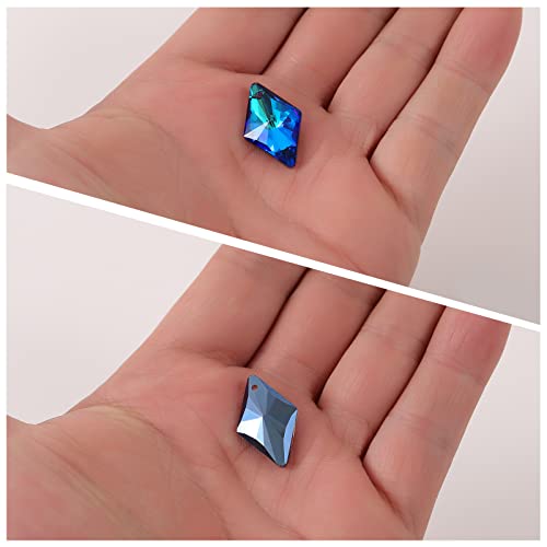 Zyywl 40Pcs Mix Shapes Loose Beads Charms Crystal Pendant For Jewelry Making Bulk Lot Necklace Earrings Bracelet Craft Findings #TOP4