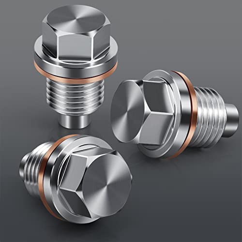Tyfrozn T-M14*P1.5 M14 X 1.5 Magnetic Aluminum Oil Drain Plug Sump Drain Nut Bolt thumb #7