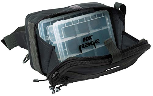 Fox Rage Tackle Belt 20x12x15cm - Kunstködertasche für Wobber, Gummifische & Blinker, Angeltasche, Tackletasche…