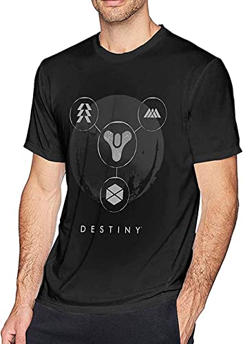 Destiny 2 - Camiseta unisex con gráfico negro, Negro, M