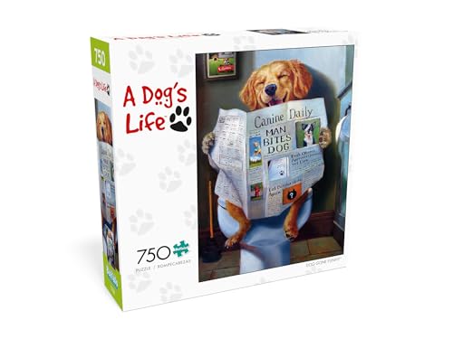 Image of Buffalo Games - A Dog's Life - Dog Gone Funny - 750 Piece Jigsaw Puzzle