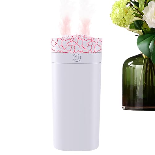 Humidificador de Ambiente Para Dormitorio - Humidificador Portátil de Viaje Volcano | Ambientador Portátil de Nebulización Recargable y Silencioso para Bebés, Niños, Mascotas, Hogar, Coche y Viajes