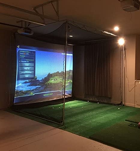 Golf Simulator Setup New Projector