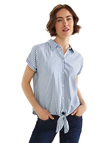 STREET ONE Damen A343957 Hemdbluse, Blue Bay, 40 EU