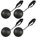 Cagemoga 4 Pack Halloween Prison Ball and Chain Plastic Ball Chain Props for Halloween Cosplay Prison Themed Party Costume Accessory