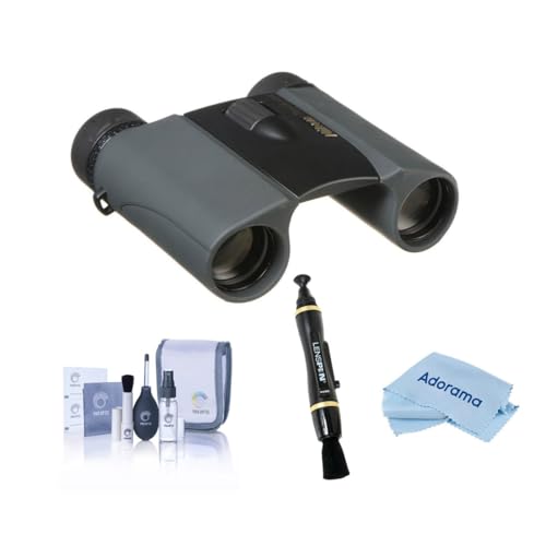 Nikon 8x25 Trailblazer ATB Roof Prism Binocular, Black, Bundle with Accessory Kit