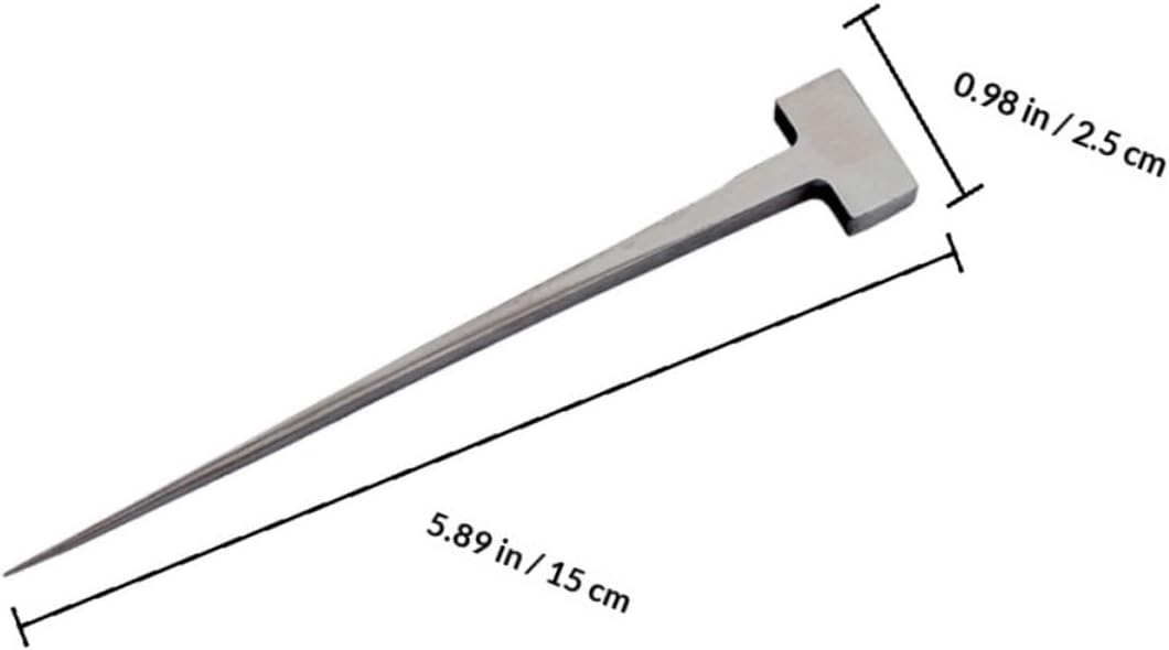 Stainless Steel Eel Spike T Shaped Fish Nail 304 Sturdy Kitchen Tool for Home Seafood Preparation and Eel Cleaning –