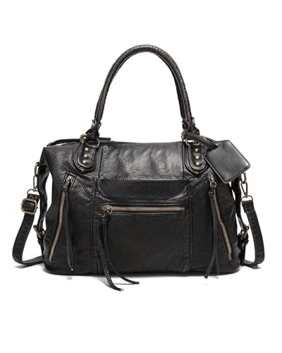 Vegan Leather City Tote Bag for Women