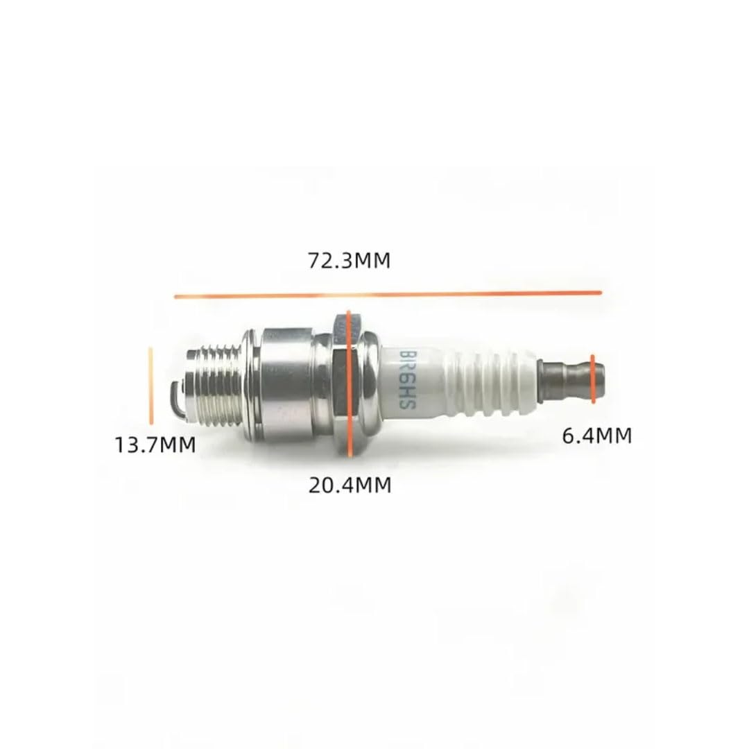 Świeca zapłonowa samochód dla Yamaha Hidea F2.5/F4, Świeca zapłonowa do silnika zaburtowego BR6HS 4-suwowego 5 szt./10 szt. BR6HS (5 szt.)