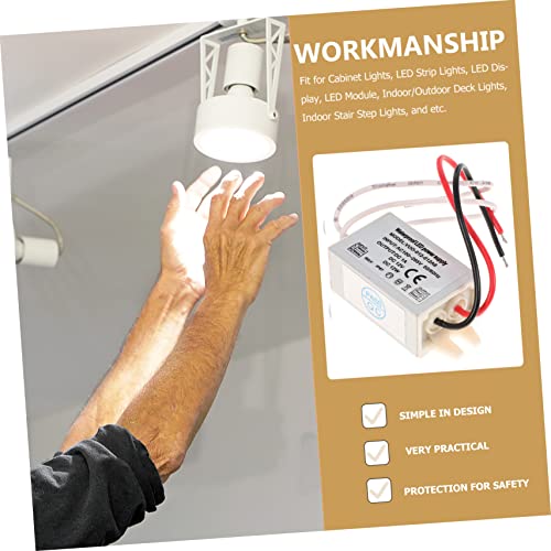 UPKOCH 5Pcs LED Driver Luz De Tira Luz Ao Ar Livre Liga De Alumínio
