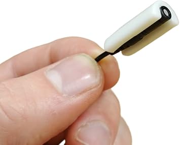 MiniMount for RODE Lavalier/Lavalier GO. Slim, Low-Profile and Made from Hardened Plastic. Hand-Finished for Smoothness. Includes 5x Hypoallergenic MiniMount Stickies White