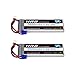 Produktbild HRB 2600mAh 2S 7.4V 30C Lipo Batterie RC Softcase Lipo Akku mit Deans EC2 Anschluss für RC Auto RC Boot RC Truck Heli Flugzeug(2 Stück)