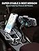 TOPGO Cup Phone Holder for Car [2025 Upgraded Ultra-Sturdy & Non-Shaking] Car Phone Mount with Adjustable Long Gooseneck Cell Phone Automobile Cradles for iPhone 16 Pro Max and More Smartphone - Black