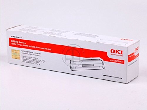 Toner black OKI B 4600 NPS consommable laser noir 43502002 original - 3