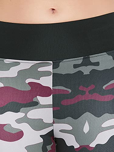Image of Clovia Women's Polyester Activewear Sports Ankle Length Tights