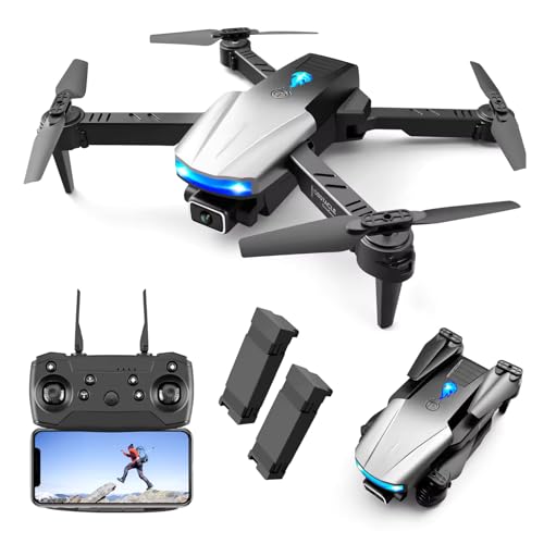 Image of Heattack Olly'S-Drone-With-4K-Camera-Wifi-FPV-1080P-HD-Dual-Foldable-RC-Drone-Altitude-Hold-Headless-Mode-Visual-Positioning-Auto-Return-App-Control-Multicolor-4 (DN6)