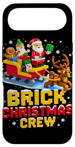 Brick Christmas Crew Costume Master Builder Block Xmas Kids Coque pour iPhone Air