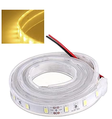 MASUNN 1 M 5630 Smd LED Silicone Strip Licht Warm Licht Waterdicht 12V